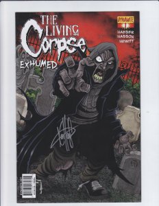 The Living Corpse #1 Exhumed A cover (NM) 2011 signed K. Haeser