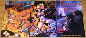 Bram Stoker's Burial of the Rats #1-3 VF/NM complete series roger corman's comic