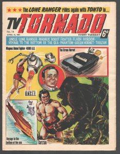 TV Tornado #14 1967-British-Man From UNCLE-Phantom-Magnus-Tarzan-Superman-Lon...