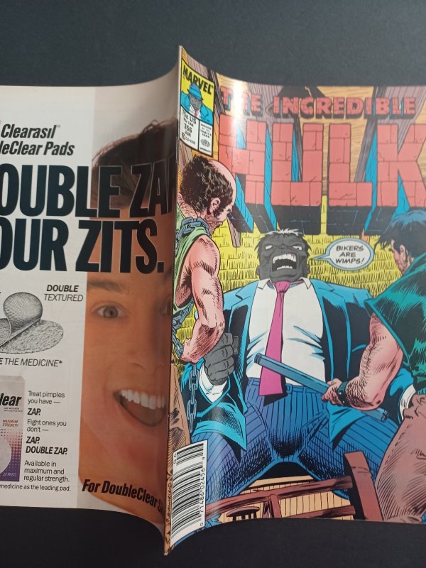 Incredible Hulk #356 newsstand - Mark Jeweler Variant - 1989 - (-NM)