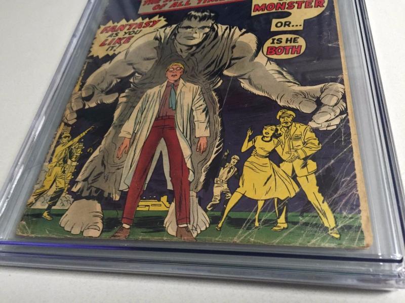 Incredible Hulk # 1 CGC Graded 2.0 Marvel Comic Book Blue Label Marvel KEY WT99