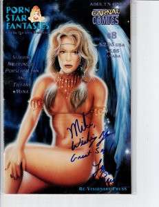 Porn Star Fantasies #8 signed, with endearment, by Bonnie Michaels