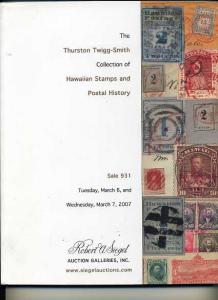 Siegel Hawaiian Stamp and Cover Sale