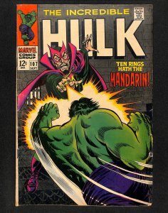 Incredible Hulk (1962) #107 Mandarin!