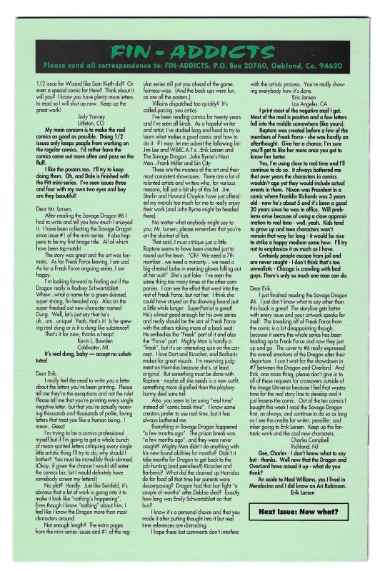 Savage Dragon #7 Direct Edition (1994)