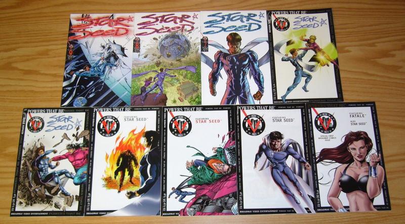 Powers That Be #1-6 & Star Seed #7-9 VF/NM complete series FATALE broadway comic 