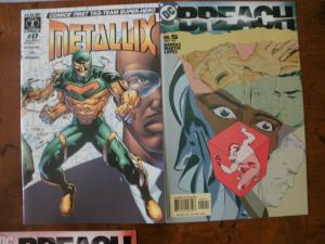 6 DC Dynamite Future Comic Book: HIGHLAND LADDIE #4 METALLIX #0 2 BREACH #5 8 9