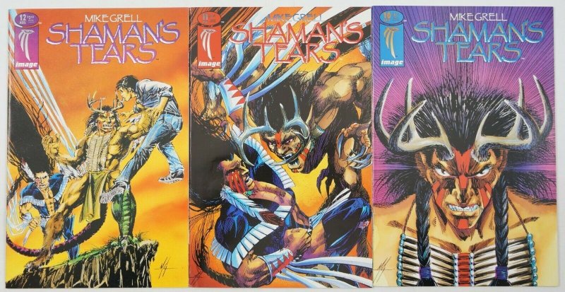 Shaman's Tears #0 & 1-12 VF/NM complete series - Native Americans - Mike Grell