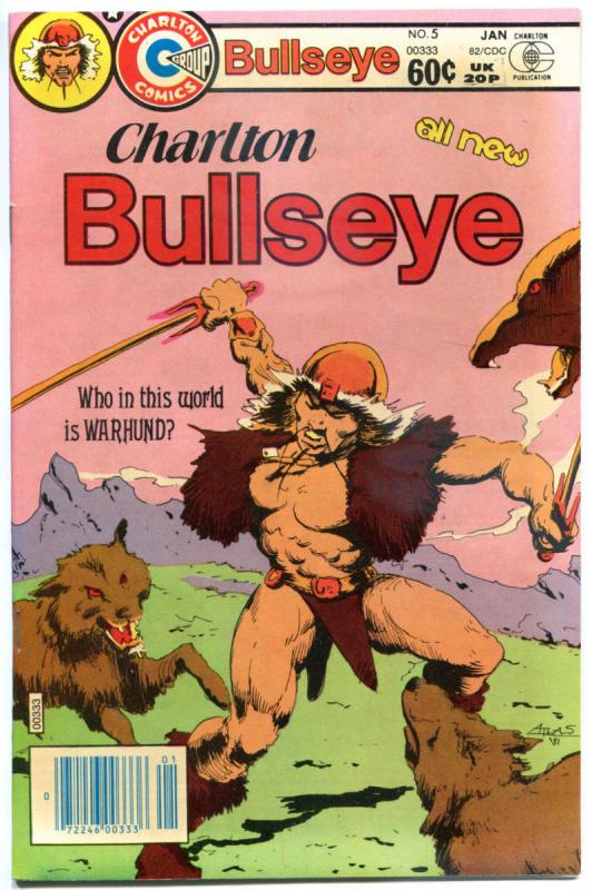 CHARLTON BULLSEYE #5, VF+, WarHund, 1981 1982, more Charlton in store