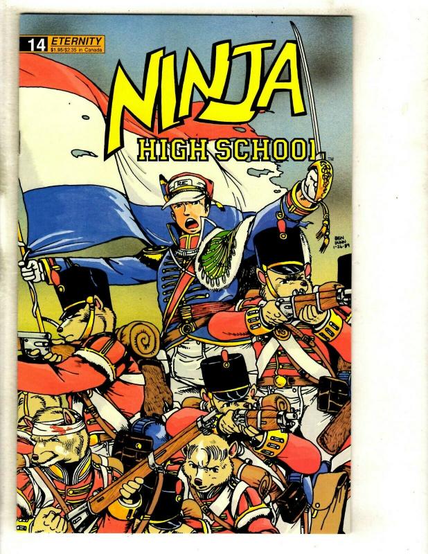 9 Ninja High School Eternity Comics # 7 8 9 10 11 12(2) 13 14 Jeremy Feeple JF8