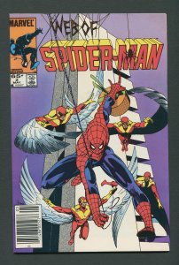 Web of Spiderman #2 /  9.4 NM  Newsstand  May 1985