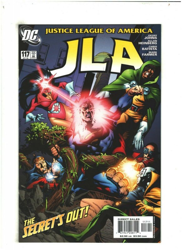 JLA #117 NM- 9.2 DC Comics 2005 Superman & Batman, Geoff Johns