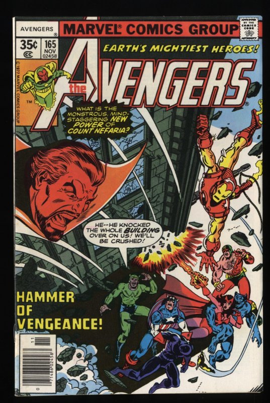 Avengers #165 VF 8.0 Marvel Comics Thor Captain America