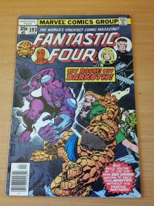 Fantastic Four #193 ~ FINE - VERY FINE VF ~ 1978 MARVEL COMICS