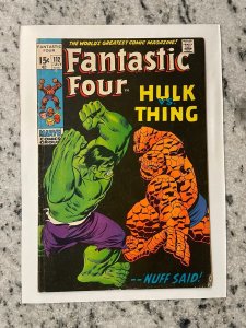 Fantastic Four # 112 FN Marvel Comic Book Hulk Vs. Thing Classic Fight C 20 J800