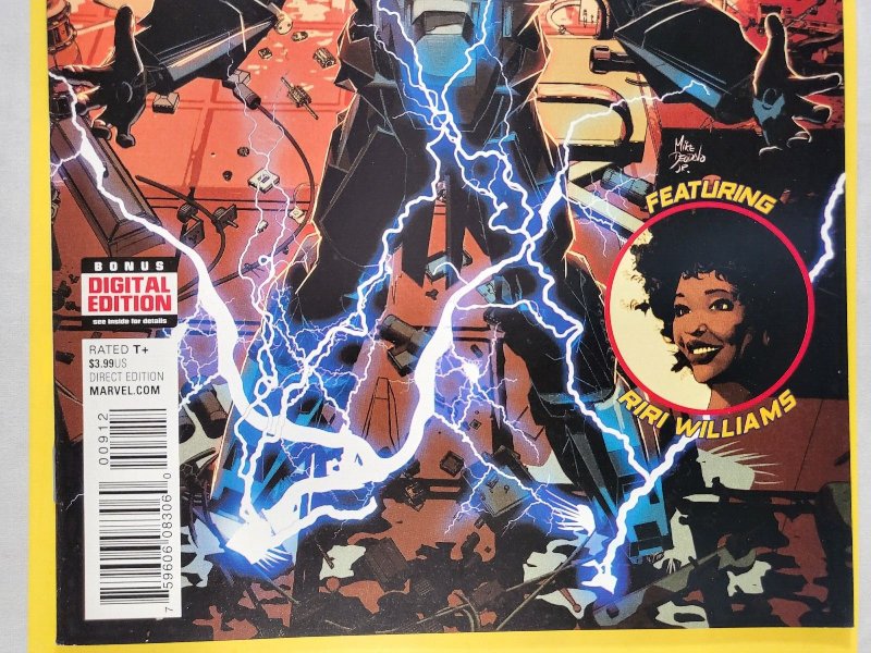 Invincible Iron Man #9 2nd Print 2016 Marvel Riri Williams (Ironheart) VF