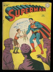 SUPERMAN #33 1945-DC COMICS-3rd MR MXYZTPLK-GLOSSY COVR VG