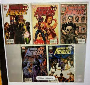 House of avengers set:#1-5 avg 8.0 VF (2007)