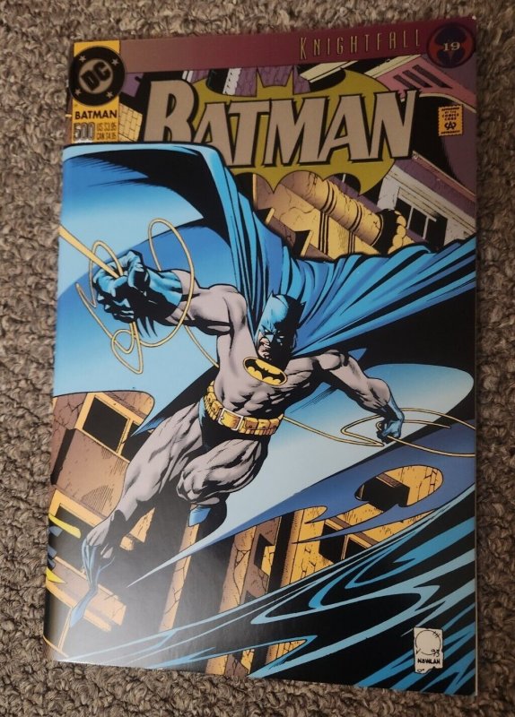 Batman 500 Very Fine+ Vf+ 8.5 Azreal as Batman Dc Comics Die Cut Cover