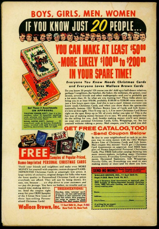 Our Army at War #123 1962- DC War Comic- Sgt Rock Easy co- Silver Age G/VG