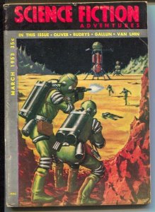 Science Fiction Adventures #3 3/1953-Future-pulp thrills-Algis Burdys-Chad Ol...