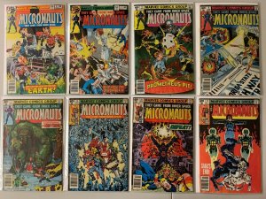 Micronauts 1st series comics lot #2-49 + annual 30 diff avg 5.0 (1979-84)