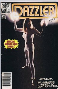 Dazzler #21 ORIGINAL Vintage 1982 Marvel Comics GGA Newsstand Photo Cover