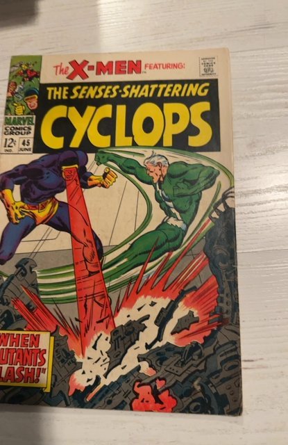 The X-Men #45 (1968)when mutants clash vs quicksilver