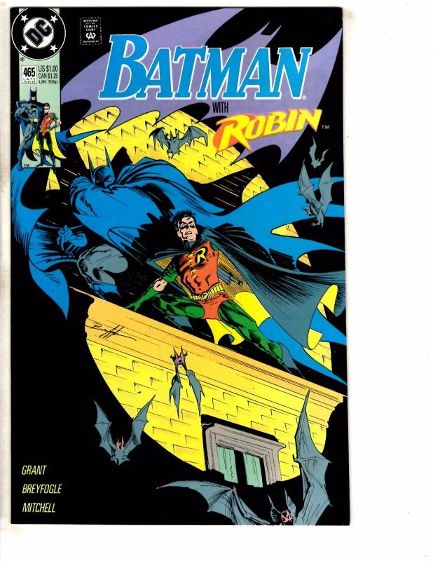 Lot Of 3 Batman DC Comic Books # 462 463 465 Joker Robin Catwoman J255