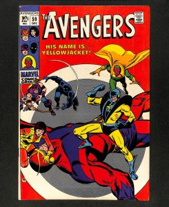 Avengers #59 1st Appearance YellowJacket!