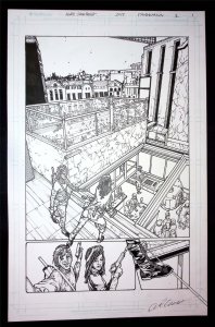 Pandemica #2 pg 1 Original Art Alex Sanchez bestselling author Jonathan Maberry