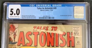 Tales to Astonish #49 (1963, Marvel) 1st Appearance of Giant Man. CGC 5.0