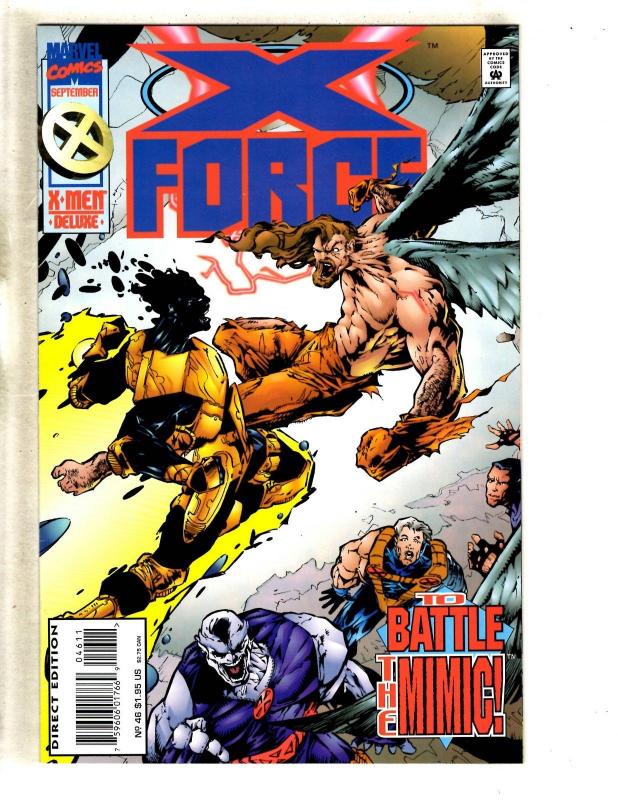 11 X-Force Marvel Comics # 43 44 45 46 47 48 49 51 52 53 54 Deadpool Cable DB7