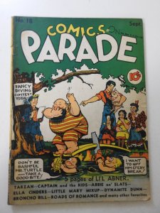 Comics on Parade #18 (1939) VG- Condition centerfold detached bottom staple
