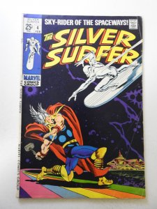 The Silver Surfer #4 (1969) VG+ Condition moisture stains