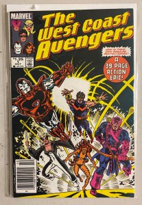 Avengers West Coast #1 Newsstand Marvel (7.0 FN/VF) (1985)
