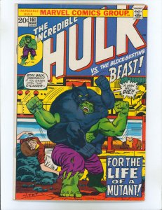 Incredible Hulk 161 classic battle vs Beast, death of Mimic