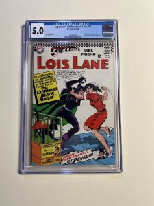 Superman’s Girlfriend Lois Lane 70 Cgc 5.0 White Pages Dc 1966 1st SA Catwoman