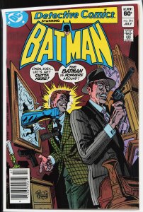 Detective Comics #516 Newsstand Edition (1982) Batman