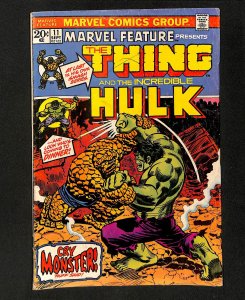 Marvel Feature #11 Thing Vs Hulk!