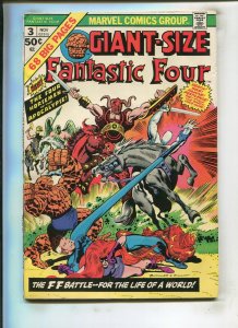 GIANT-SIZE FANTASTIC FOUR #3 (4.5) FOUR HORSEMEN!! 1974