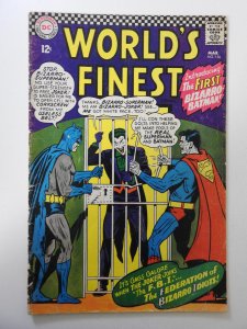 World's Finest Comics #156 (1966) GD/VG Condition 1 1/2 in spine split