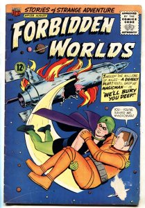 Forbidden Worlds #129--1965-- Magicman-- Retro rocket cover-- ACG--comic book