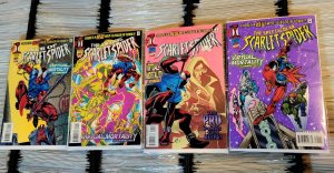 Scarlet Spider Virtual Mortality 1-4 Comic Book Set 1995 - Marvel