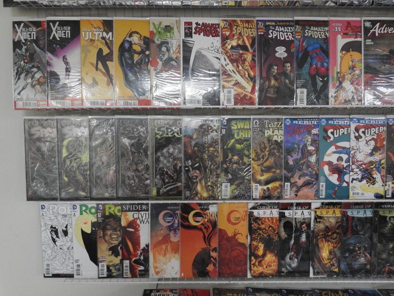 Huge Lot 150+ Comics W/ Superman, Hulk, Spider-Man, +More! Avg VF Condition!