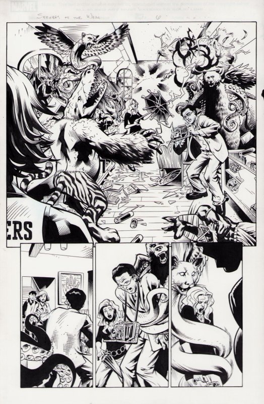SEEKERS OF THE WEIRD #? PG. 6 - INTERIOR PAGE - KARL MOLINE
