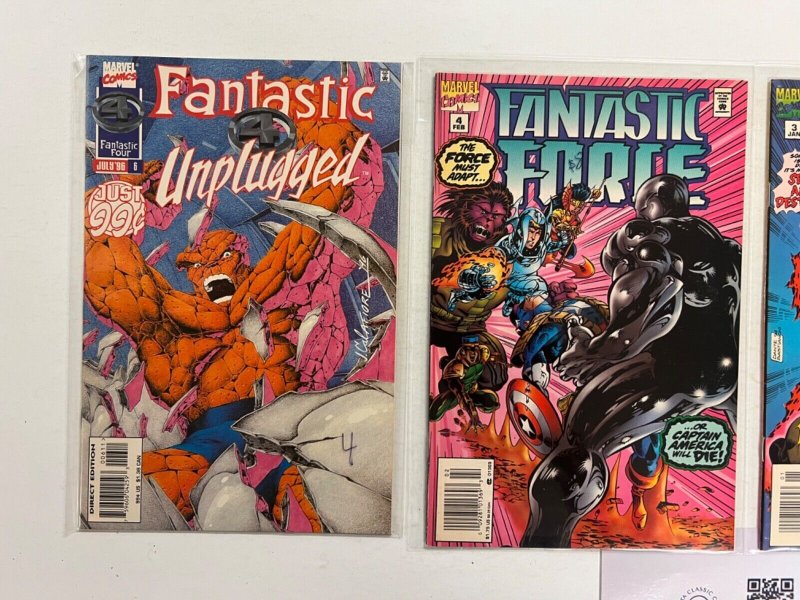 4 Fantastic Force Marvel Comic Books # 1 2 6 12 Defenders Iron Man Hulk 74 JS40