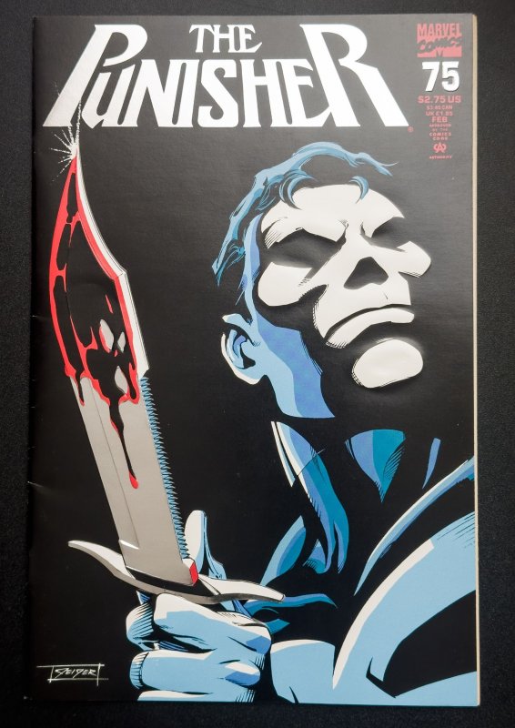 The Punisher #75 [Foil/Embossed Cvr] (1993) FN/VF