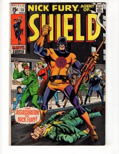 Nick Fury, Agent of SHIELD #15 (1969) THE ASSASINATION OF NICK FURY / ID#132