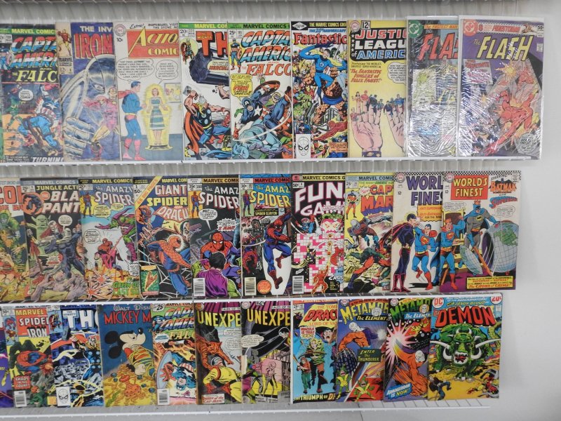 Huge Lot 180+ Low Grade Comics W/ Hulk, Flash, Thor, +More! See description